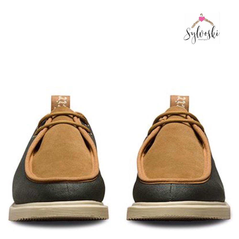 🆕Dr. Martens Leverton Canvas + Suede Slip NWT - Picture 3 of 10